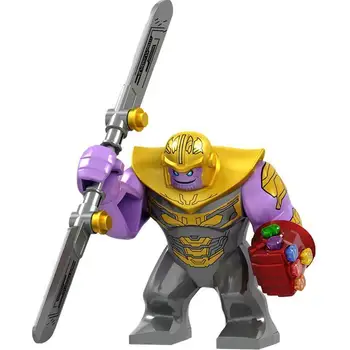 Nov Big Decool Thanos Velike Anti Strup Nemirov Pokol Zelena Luč Hulk Buster Škrat Stvar Gradnik Številke Igrače Za Otroke