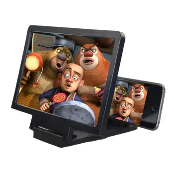 Zložljiv Zaslon Telefona Ojačevalniki 3D Film Zaslonu Povečate Nosilec za HD Projektor Nosilec za Telefon Video Lupo Telefon Stojalo Držalo
