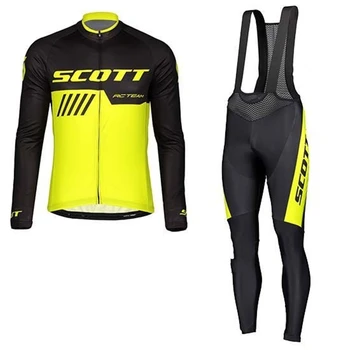 2021 Scott Kolesarski Dres Dolgi Niz MTB Cikel Oblačila za Šport Gorsko Kolo Oblačila ropa ciclismo