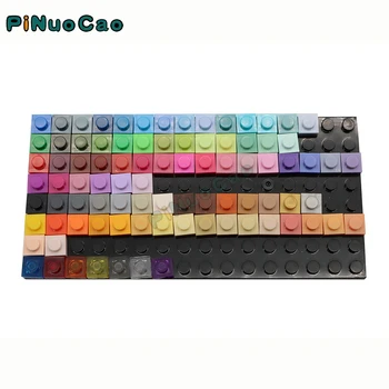 PINUOCAO 3024 Tanke 1x1 gradniki 100 kozarcev/vrečko Pixel Slikarstvo Materialov Združljiv z Vsemi blagovne Znamke DIY Pregleden Serije