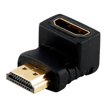HDMI je združljiv Moški-Ženska Desni Kotni Priključek Tok za 90 Stopinj Extender 1080P HDTV HDMI-združljiv 19-pin Standardne Velikosti