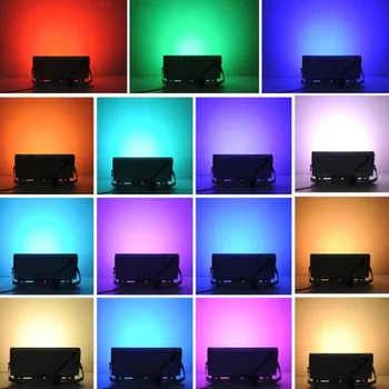 RGB 50 W LED Poplav Svetlobe Daljinski upravljalnik AC220V Zunanja Razsvetljava Pozornosti IP66 vodoodporna LED Ulične Svetilke Krajine Razsvetljavo