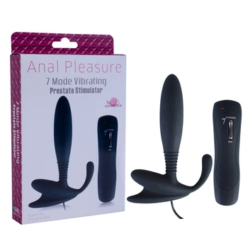 Visoka Kakovost Analni Vibrator 7 Način Vibracij Massager Uporablja za Moške Prostate ali žensko Spolno Izdelek Odraslih Igrače