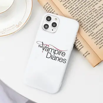 Vampir Dnevniki tv serije Telefon Primeru Candy Barve za iPhone 6 7 8 11 12 s mini pro X XS XR MAX Plus