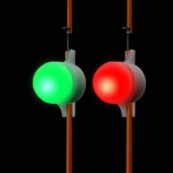 Mini LED Luči Samodejno Indukcijske Ribolov Elektronski Ugriz Alarm Konico Palice Krap Nočni Ribolov Svetlobe Ugriz Alarm Ugriz Indikator