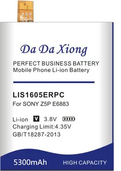 DaDaXiong 5300mAh LIS1605ERPC Baterija za SONY Xperia Z5 Premium Z5P Dvojno E6883 E6853 Mobilnega Telefona, Baterije