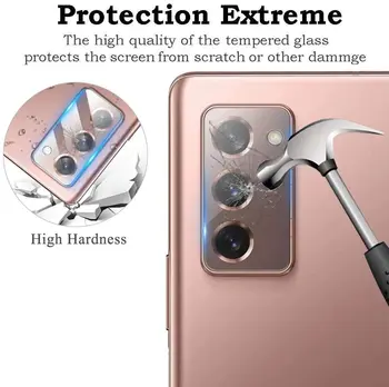 Kaljeno Steklo za Samsung Galaxy S20 S21 Ultra 5G Screen Protector Objektiv Zaščitna folija Samsung S20 S21 Plus S20 FE Film 2v1