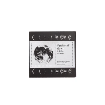 Vintage Moon phase lunarni koledar dekoracijo žig lesene gume znamke za scrapbooking tiskovine DIY obrti standard žig