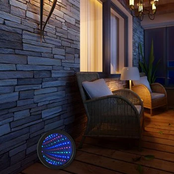 LED Ogledalo Tunela Luč Krog, ki predstavlja Neskončnost Predor Lučka Novost Steni Visi Prijavite Svetlobe Doma Dekoracijo 3D Predor Ogledalo Svetlobe