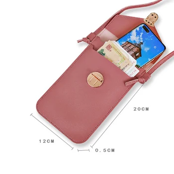 Mini torbice Modni Nove PU Usnja Ženske Torbici Messenger Ženske Mobilni Telefon Torbe Denarnice Ramenski Trak