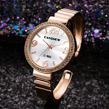 Ure Za Ženske Rose Zlato uro Luxury Womens Zapestnica Quartz Ženske Ure iz Nerjavečega Jekla Watch Ročne Reloj Mujer