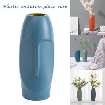 Evropski Stil Anti-keramične in Plastične Vaze Sodobne Hydroponic Cvet Steklenico Doma Dekor LKS99