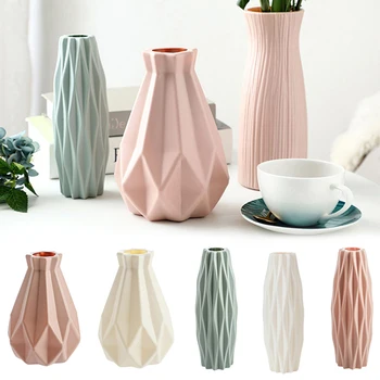 Keramične Vaze Ustvarjalne Nordijska Plastičnih Morandi Dnevna Soba Dekoracijo Steklena Vaza Hydroponic Ustvarjalne Vaza