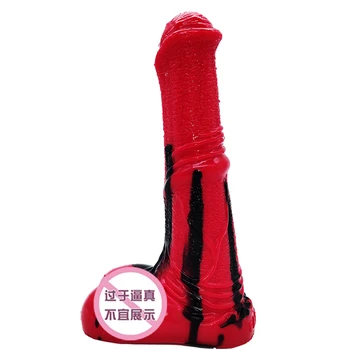 Silikonski Konju Dildo Sex Igrača Za Ženske Masturbirajo Realističen Penis 4.3 cm Glavo Debele Umetni Kurac Erotično G-Šport Odraslih Igra, Igrača