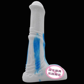 Silikonski Konju Dildo Sex Igrača Za Ženske Masturbirajo Realističen Penis 4.3 cm Glavo Debele Umetni Kurac Erotično G-Šport Odraslih Igra, Igrača