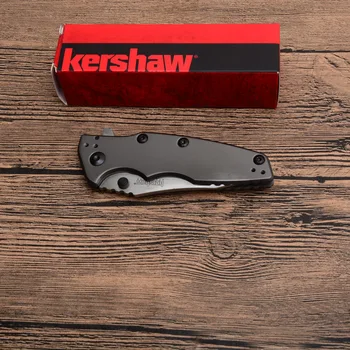 Kershaw K3920 Zložljivi zunanji žep kampiranje Nož 8cr13mov rezilo vse jekla, titana ročaj lov preživetje taktično EOS orodja
