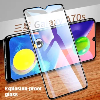 9D Polno Kritje Kaljeno Steklo za Samsung Galaxy A7 A8 A9 A6 Plus 2018 Screen Protector Filmov za Samsung Galaxy A01 Jedro A02S