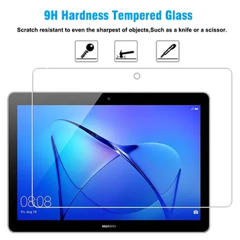 2Pcs Tablet Kaljeno Steklo za Huawei MediaPad T3 10 9.6 Palčni AGS-W09 L09 L03 Screen Protector 9H 0,3 mm, HD Zaščito za Oči Film