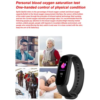 2021 Nove Pametne Watch M6 Fitnes Tracker Zapestnico Watch Podporo Srčni utrip, Krvni Tlak IP67 Nepremočljiva Dejavnosti Sledilci Watch