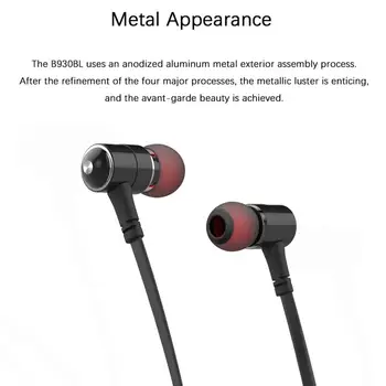 AWEI B930BL Bluetooth Slušalke z Mikrofonom šumov Stereo Brezžična Športne Slušalke Magnetni Čepkov za Telefone