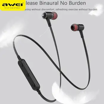 AWEI B930BL Bluetooth Slušalke z Mikrofonom šumov Stereo Brezžična Športne Slušalke Magnetni Čepkov za Telefone
