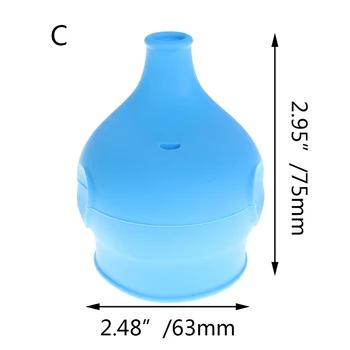 1Pc Steklenica za Vodo Otroci Varnost Za Silikona Sippy Pokrovi Puščanje Dokazilo Za Otrok Otroka Krme