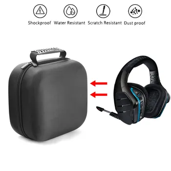 Prenosni kovček za Logitech G933 Artemis Spektra Brezžični 7.1 Gaming Slušalke Primeru Zaščitni Pokrov Polje Vrečko Univerzalno 2021
