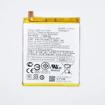 Hekiy Visoke Kakovosti 3000mAh C11P1511 / 11.5 Wh Nadomestna Baterija za Asus ZenFone 3 ZenFone3 Ze552kl Z012da/e