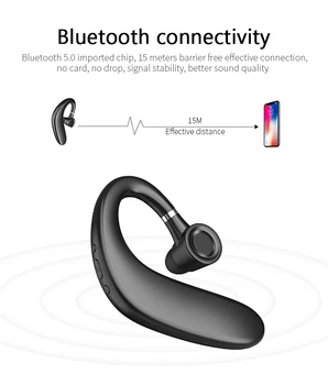 Mikrofon Stereo Slušalke Športne Slušalke Наушники Enostransko Viseči Uho Brezžične Bluetooth Slušalke