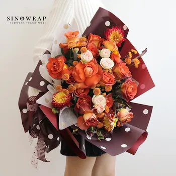 20pcs korejski Rože, Pike, Papir, Embalažo, Darilni Cvetličarna Ovojni Papir Šopek rož Dobave