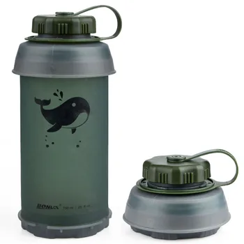 750 ml Vrečke Steklenico Vode eusable Zložljiva Zložljiva, Lahka Kompaktna za Kampiranje, Pohodništvo Backpacking Plezanje