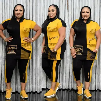 2 Delni Set Afriška Oblačila Za Ženske 5XL Plus Velikosti Očesa Žepi Dolgo Vrhovi Obleke Moda Pismo Tiskanja Afriške Sopihanje Obleke 2021