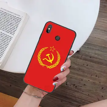 Sovjetska zveza ZSSR Zastavo Primeru Telefon Za Xiaomi Redmi opomba 7 8 9 t k30 max3 9 s 10 pro lite