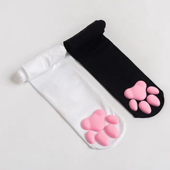 2021 novi Japonski slog luštna 3D mačka mesne blazine cosplay nad knee visoke nogavice lolita ženska moda cat claw nogavice noge