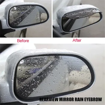 2Pcs Univerzalno Rearview Mirror Dež Obrvi PVC Auto Mirror Dež Ščit Odtenek Kritje Zaščitnik Stražar PVC Rainproof Rezilo Novo 2020
