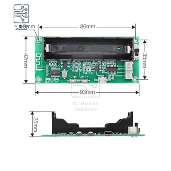 2 Kanal FI-A153 Litijeva Baterija, Bluetooth 5.0 Dual-channel Stereo Low Power Ojačevalnik Odbor 3W+3W DC 5V PAM8403 Za Zvočnik