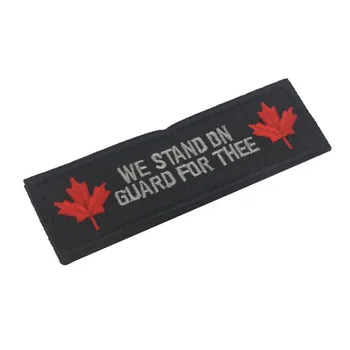 Vezene Obliž Kanada Zastavo Značko Prsih Krpo Maple Leaf Vojaške Kavljem In Zanke Moralo Taktični Jopič, Nahrbtnik Dekoracijo