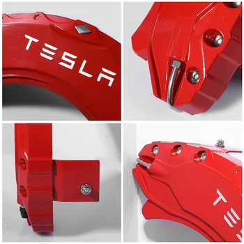 Zavorne Čeljusti Kritje Za Tesla Model 3 Y 18 19 Palčni Palčni Avto Spremembe Pribor Atletske Dekoracijo Pokriva 18