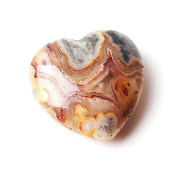 1PC Naravnih Noro Agate Srce Oblika Obesek Gemstone Ogrlica Polirani Mineralnih Reiki Healing Darilo