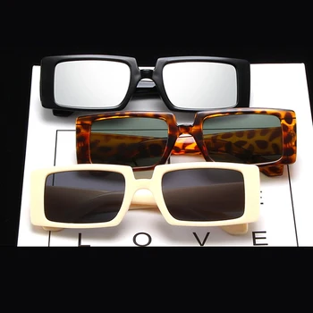 Iboode 2021 Kvadratnih Retro sončna Očala Ženske Moški Vintage sončna Očala Luksuzni Majhen Okvir Očala UV400 Odtenki Oculos Gafas De Sol