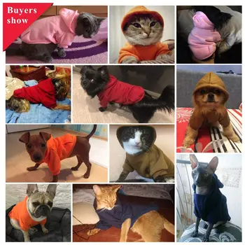 Pozimi Pes Hoodie Trenirke z Žepi, Bombaž Topla Oblačila za Pse, za Majhne Pse Chihuahua Plašč Oblačila Kuža hišni Ljubljenčki Mačka Custume