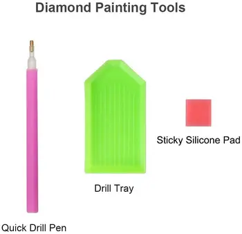 9Pcs Alpake Diamond Barvanje Nalepke Kompleti za Otroke DIY Obrti Živali Diamantno Art Nalepke s Številko Kompleti za Otroke