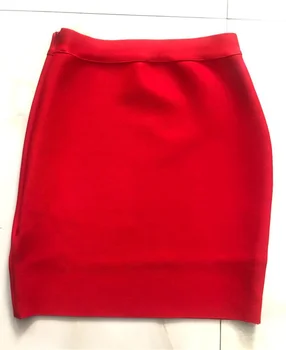 Debelo Brezplačna Dostava Za Ženske Sexy Rdeče Črn Zadrgo Bodycon Mini Rajon Povoj Krilo 2021 Modni Oblikovalec Črni Svinčnik Krilo