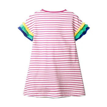 2021 Poletje, Dekleta, Obleko Znamke Priložnostne Otroci Oblačila Stranka Princesa Obleke za Otroke Kostum Vezenje morska deklica