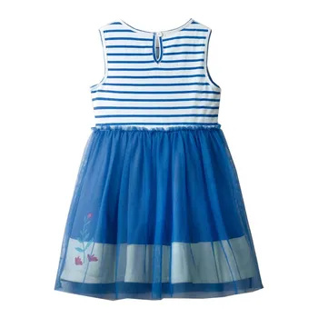 2021 Poletje, Dekleta, Obleko Znamke Priložnostne Otroci Oblačila Stranka Princesa Obleke za Otroke Kostum Vezenje morska deklica