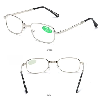 Naravni High Definition Kristalno Obravnavi Očala Zložljiv Za Moški Ženske Anti-utrujenost Udobno High Definition Očala Z Box