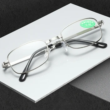 Naravni High Definition Kristalno Obravnavi Očala Zložljiv Za Moški Ženske Anti-utrujenost Udobno High Definition Očala Z Box