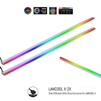 LIANCOOL II RGB Trak Za LANCOOL II Primeru Decaoration,395MM 37 Led,5V ARGB M/B SINHRONIZACIJA, lancool-ii-2x