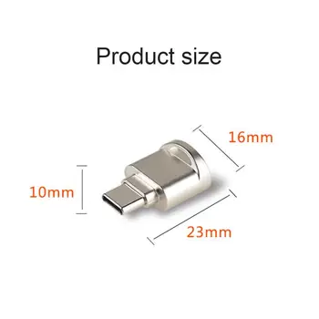 Prenosni USB 3.1 Tip C Card Reader USB-C TF Micro SD OTG Tip-C spominskih Kartic Za Samsung Macbook Huawei