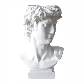 Ustvarjalne Smolo mavca vaza David Kiparstvo glavo Cvetlični aranžma pribor sodobne Apollo Doma dekoracijo